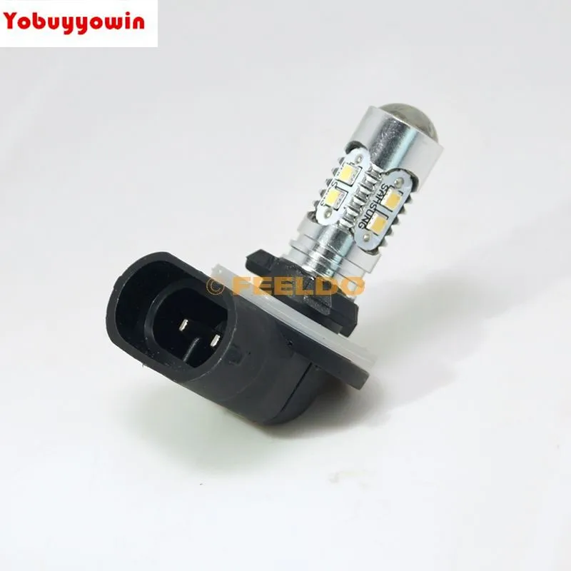 

2x DC12V Белый 10 Вт 500Lm 6500k 881 11SMD 2323 Samsung чип светодиодный противотуманный фонарь с объективом 4698