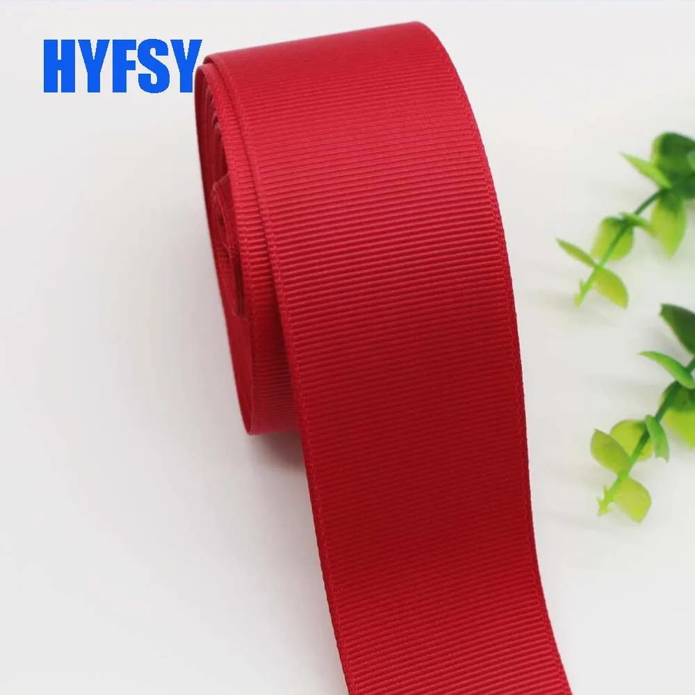 Hyfsy 10023 38 мм двойная лента 10 ярдов DIY волос Лук Одежда с материалами подарочная
