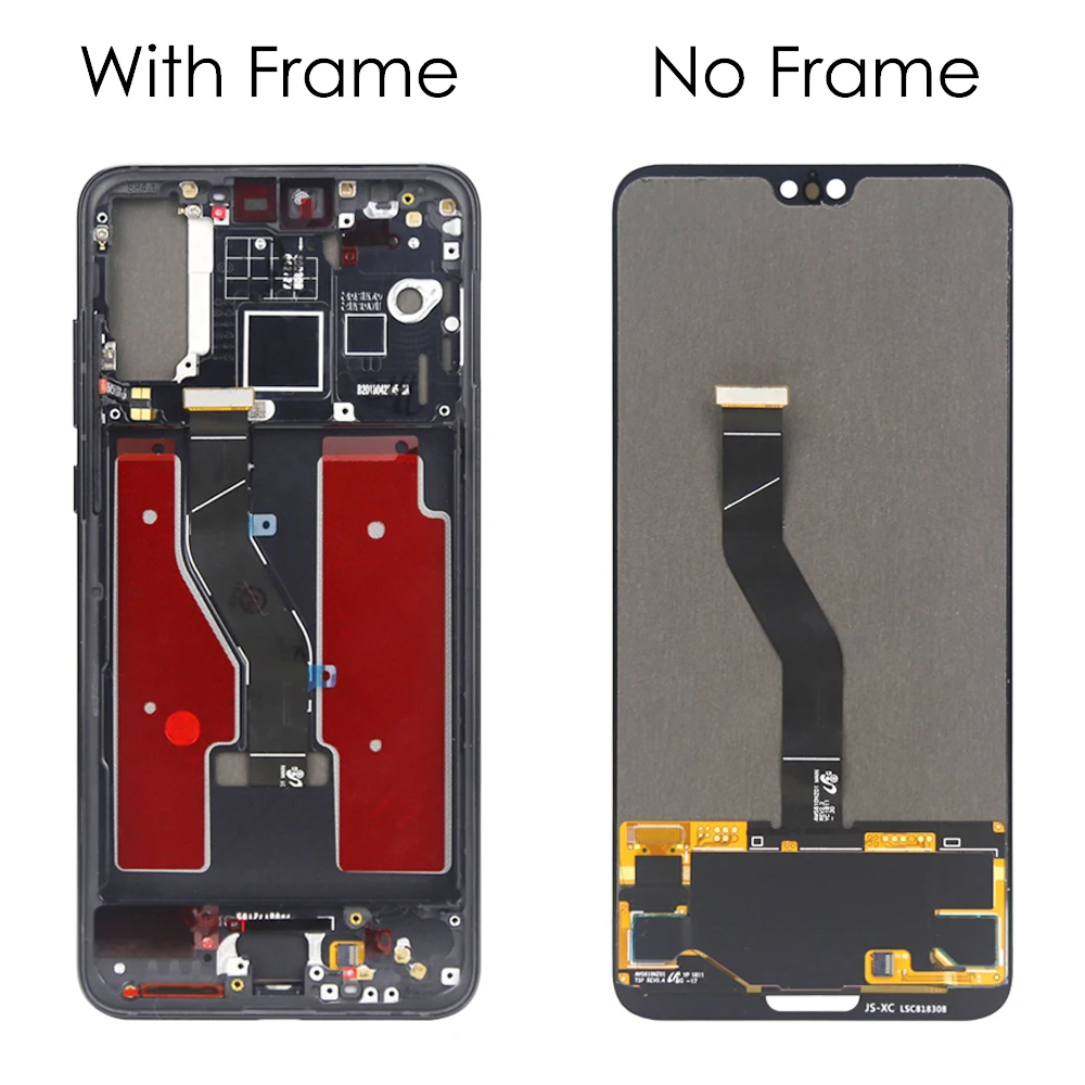 Датчик отпечатков пальцев 6 1 &quotLCD для HUAWEI P20 Pro LCD сенсорный экран дигитайзер