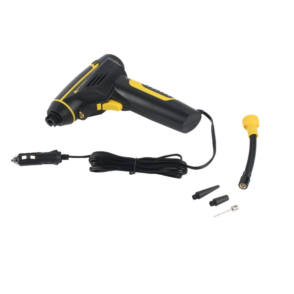 Portable Handled Digital Air Compressor Pump USB Rechargable Car Air Compressor Hot