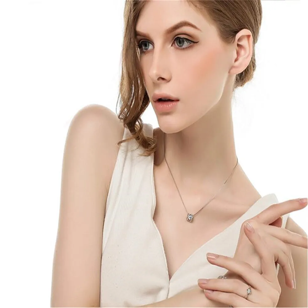 Женское серебряное ожерелье 45 мм | Украшения и аксессуары