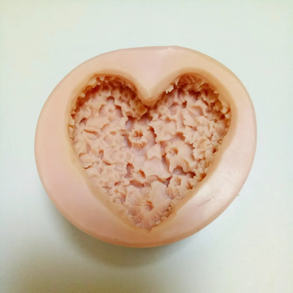 

rose flower heart Silicone molds soap mold roses silicone soap molds roses silica gel die rose flower heart Aroma stone mould