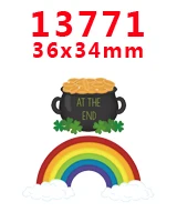 Бесплатная Доставка 30 шт. плоское украшение из смолы Святого Патрика день Смола