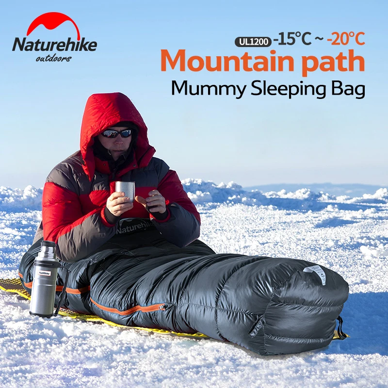 Спальный мешок Naturehike водонепроницаемый удобный компрессионный отлично подходит