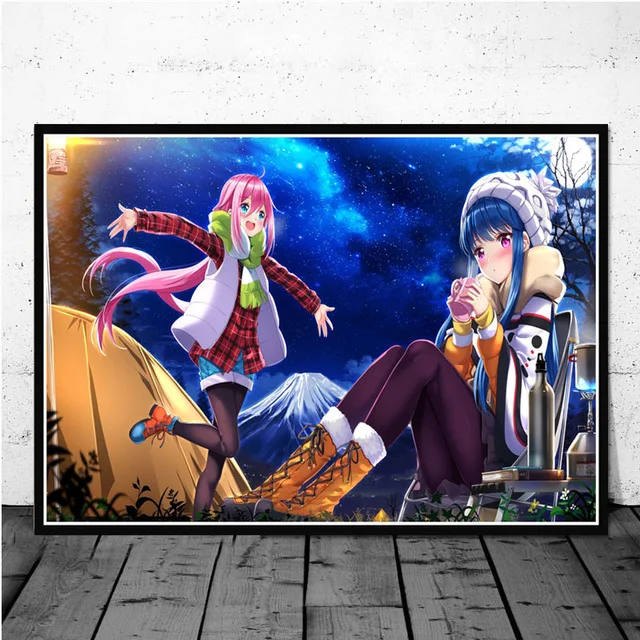 Украшение для дома, настенная живопись на холсте, картина из японского аниме в стиле юру, плакат в скандинавском стиле, печатная Модульная картина для гостиной - Цвет: BO xianru586-08