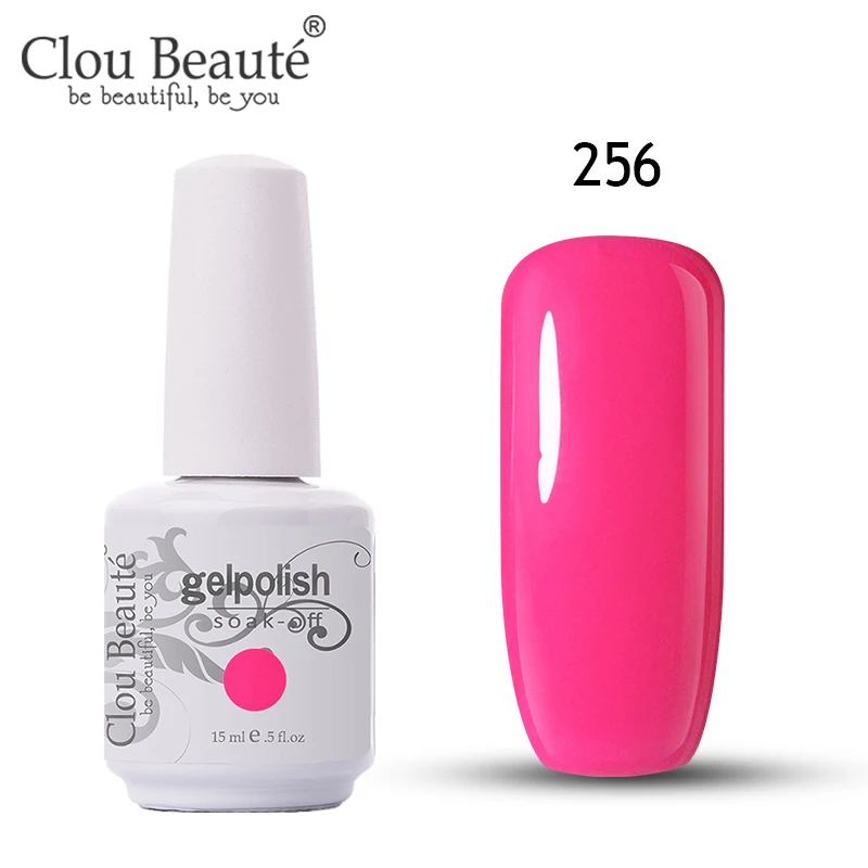 11256 Набор гель-лаков для маникюра серии Clou Beaute Nude, УФ-Гель-лак для ногтей, основа и верхнее покрытие, Полупостоянный Гибридный Гель-лак - Цвет: 11256