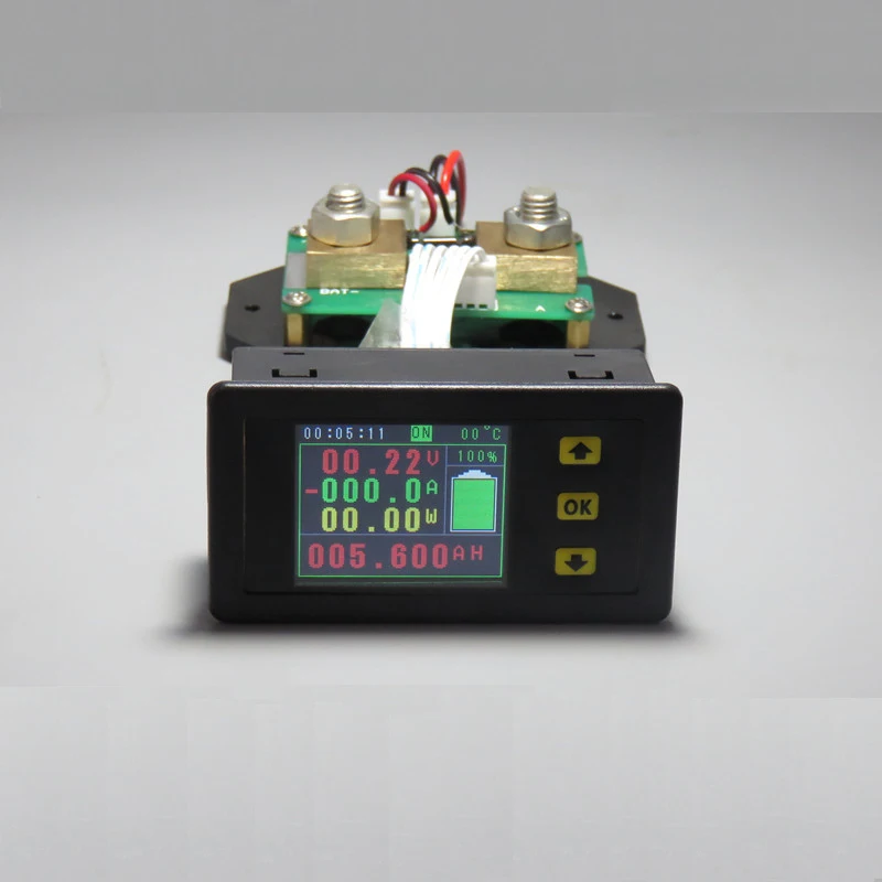 Счетчик кулонов с цветным ЖК дисплеем многофункциональный измеритель