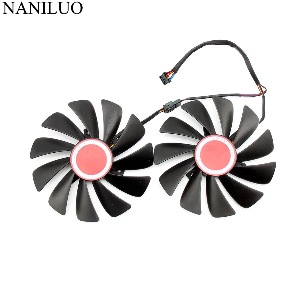 Original 2 шт./лот 95 мм FDC10U12S9-C CF1010U12S кулер вентилятор Замена для XFX AMD Radeon RX 580 590 RX580 RX590 Вентилятор Охлаждения видеокарты - Цвет лезвия: Original