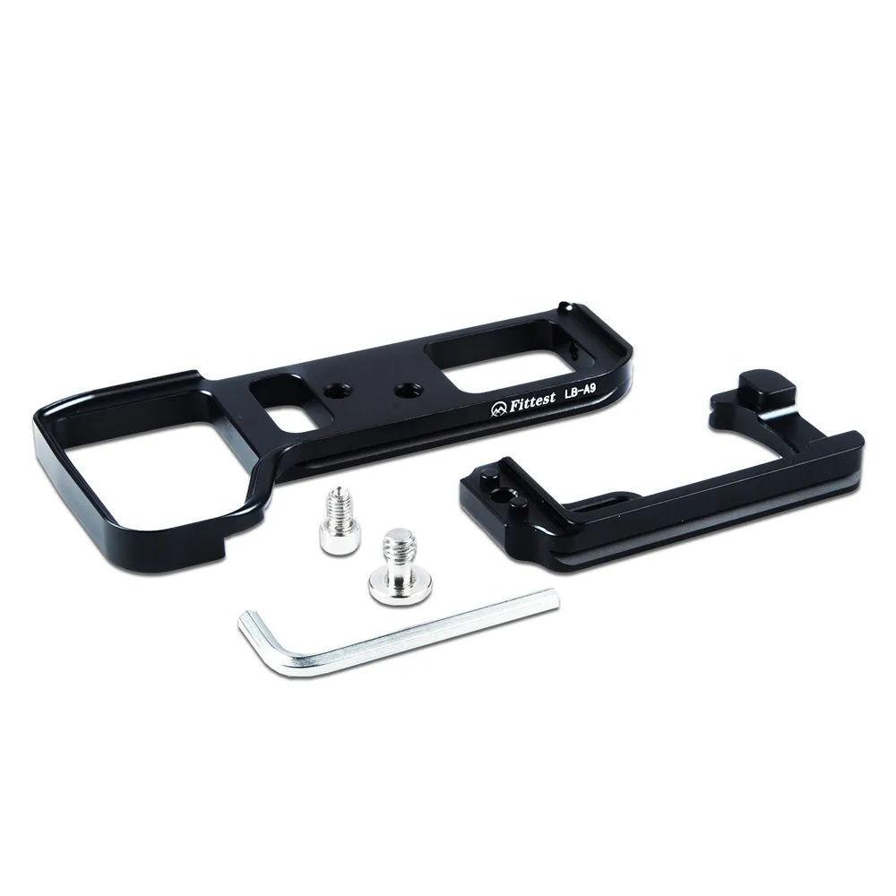 

Vertical Shoot Quick Release Plate L-shaped Bracket Hand Grip Holder for Sony A9/A7RIII/A7R3/A7M3 Camera Arca Swiss Tripod