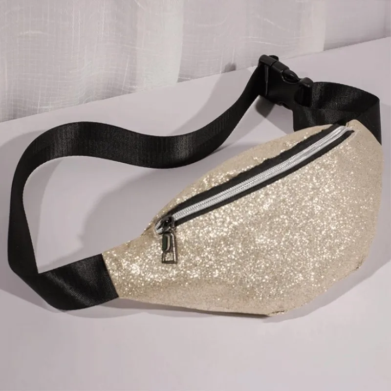 Поясная Сумка женская двусторонняя с блестками|Поясные сумки| |