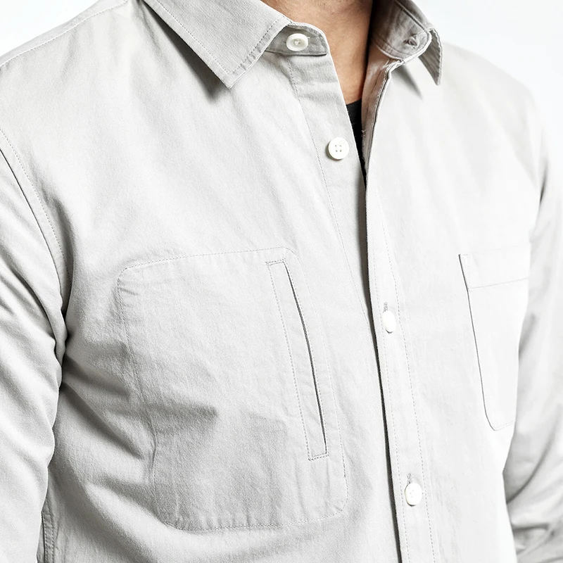 SIMWOOD 2019 Осень Зима повседневные рубашки мужские приталенные винтажные из 100%