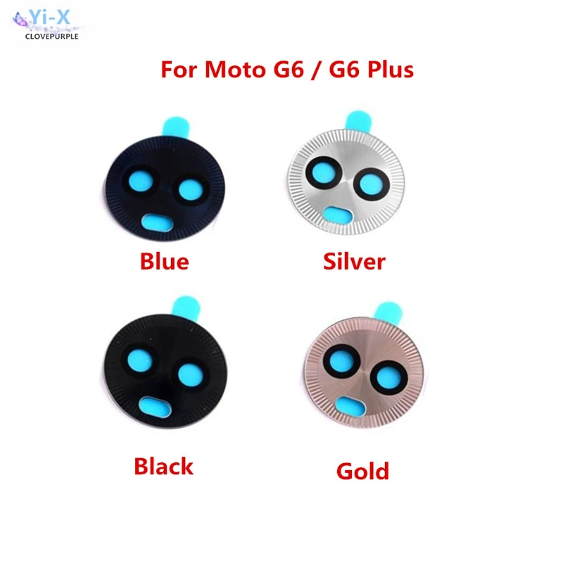 

Back Rear Camera Glass Lens with sticker For Motorola Moto G6 G6 plus +