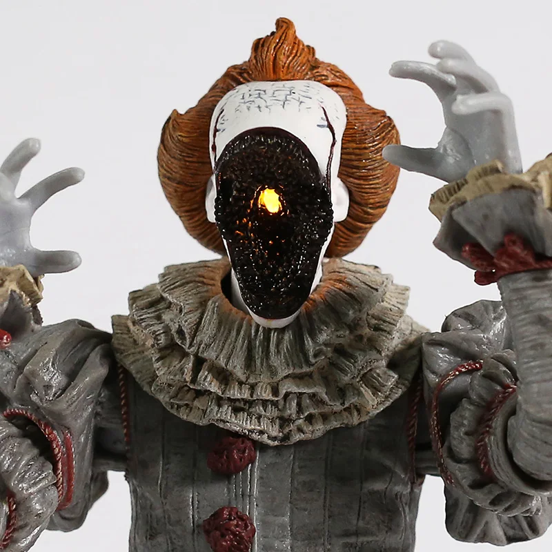 Игрушка NECA Stephen King's It Ultimate танцующий клоун Pennywise с светодиодный ПВХ фигурка Коллекционная модель игрушки