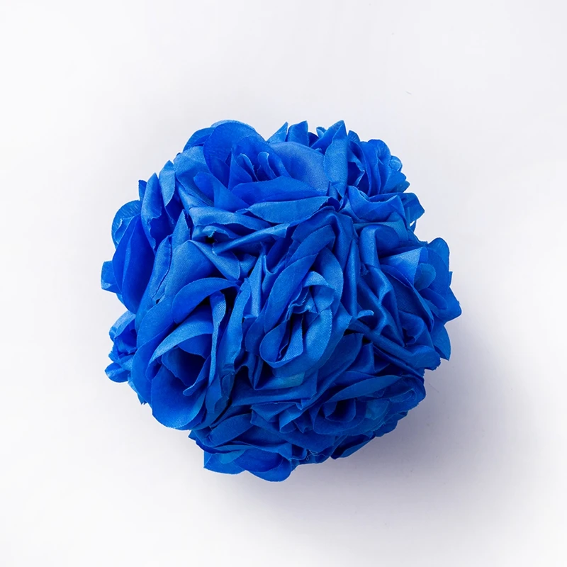 Цветок целовать мяч свадебные шелковые розы вечерние Pomander подвесные украшения