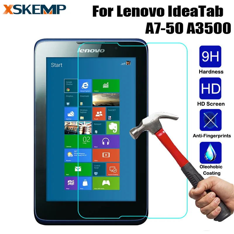 XSKEMP планшет глянцевое закаленное стекло для lenovo Tab A7 A3500 7 дюймов Прозрачная