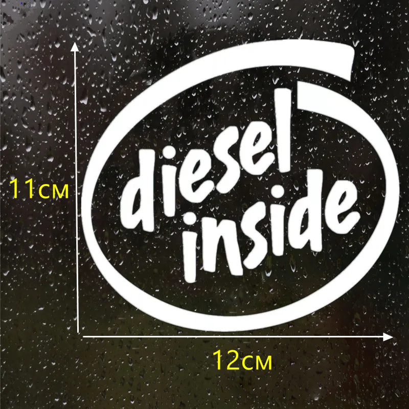 CK2101#12*11см наклейки на авто diesel inside водонепроницаемые машину наклейка для
