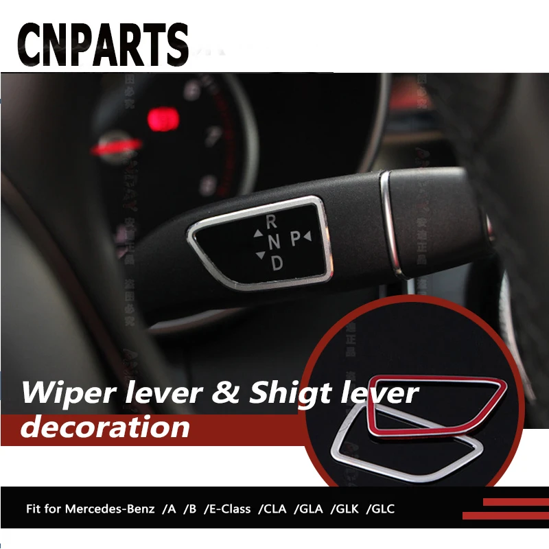 

Автомобильные наклейки CNPARTS для Mercedes W212, W213, W176, W246, C117, X253, A, B, E, GLA, GLK, CLA, GLC, AMG, аксессуары для рамы рычага переключения стекла