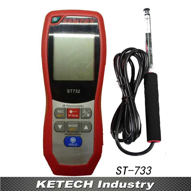 

Ventilation System Hot Wire IR Thermo Anemometer ST733