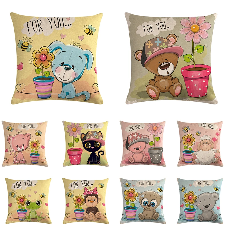 

Decoration animal for you cushion cover decor Custom pillow cover Cute koala outdoor cushions Dropshipping throw pillow ZY961