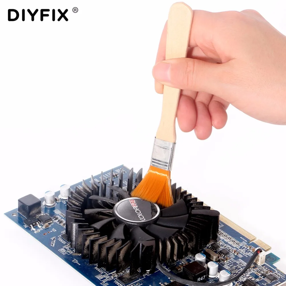 DIYFIX 13 см мягкая нейлоновая щетка пылеочиститель для компьютерной клавиатуры