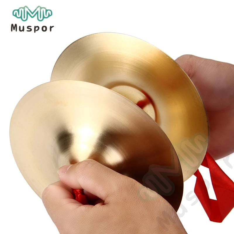 Медная тарелка ручные перкуссионные инструменты Orff Подарочные игрушки для детей