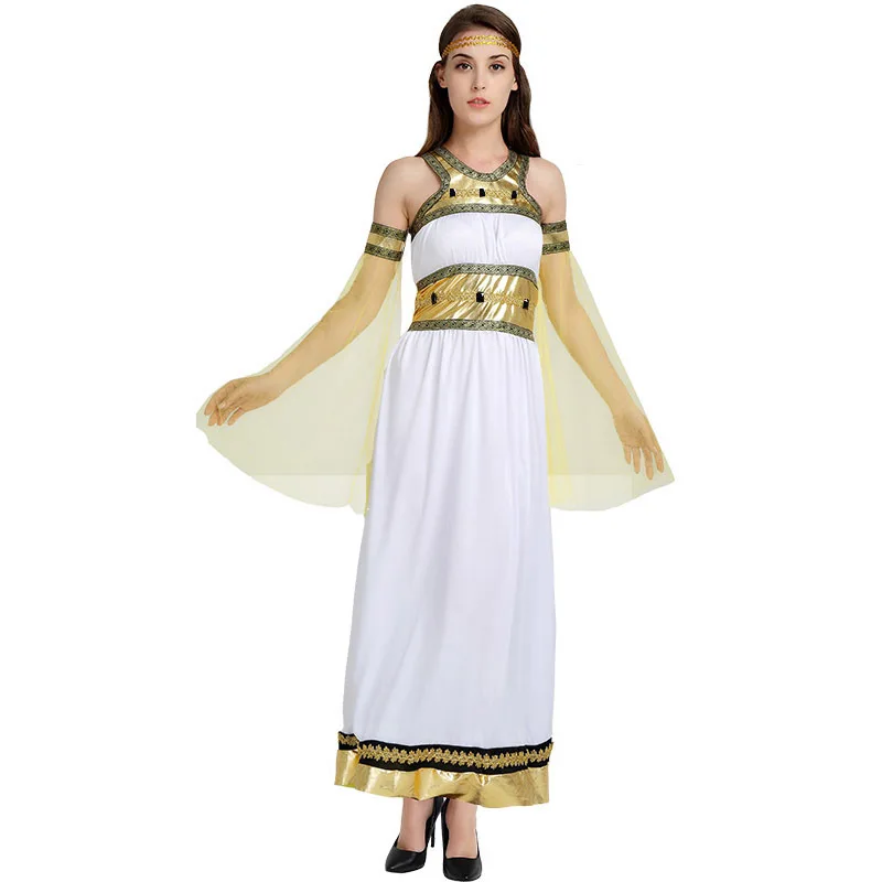 Sexy Adult Eypt Cosplay Elegant Queen Pharaoh Costume Clothing Carnival Fancy Dress Party halloween costume for Women Christmas |