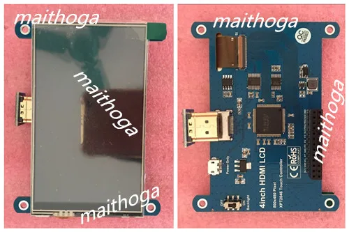 IPS 4 0 дюймовый SPI TFT LCD резистивный сенсорный экран XPT2046 Touch IC 800*480 для RPi/Raspbian/Ubuntu