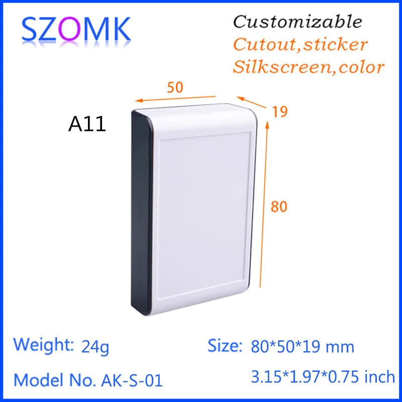 Бесплатная доставка szomk prettey electronics project box (1 шт.) 80*50*19 мм корпус для электроники