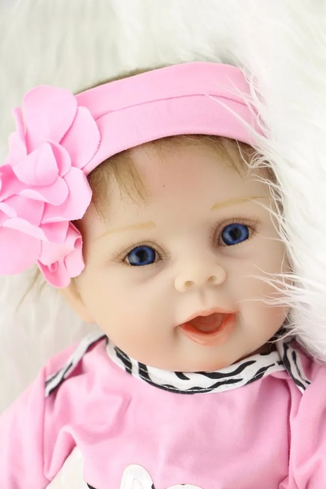

NPK 22 дюйма 55 см мягкие силиконовые куклы ручной работы Reborn Baby Girl, реалистичные куклы для новорожденных, кукла для малышей, подарок на день рож...