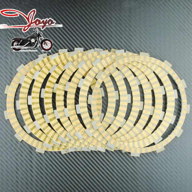 

Motorcycle Paper-based Wet Clutch Friction Plates For Cruiser/Street CTX1300 Deluxe ST1300 GL1800 Gold Wing NRX1800D/E Rune