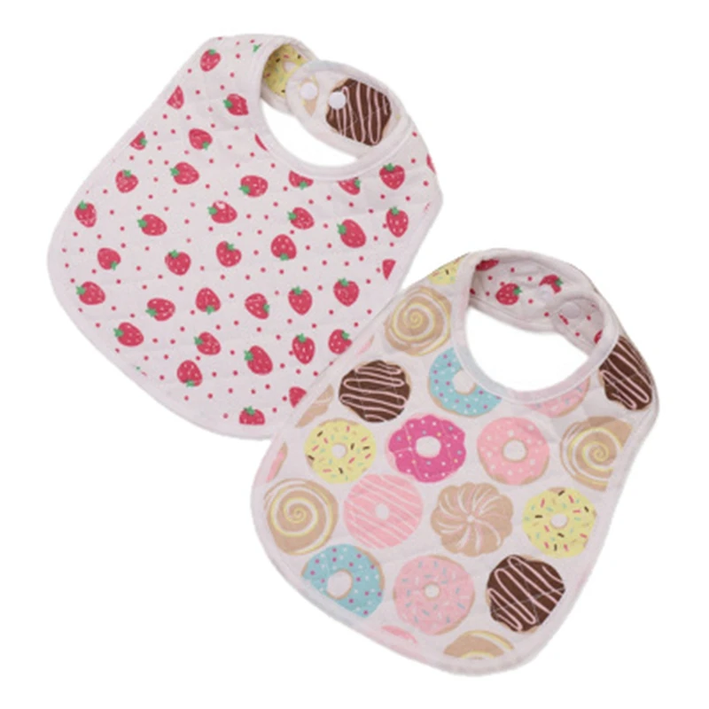 1 pcs 2019 Baby Bibs For Boy&ampGirl Bib Burp Cloth Print Cotton Scarf Meal Collar Accessories Double sided | Мать и ребенок