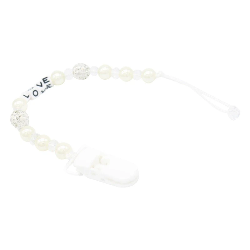 

Baby Pacifiers Nipples Clip Chain Care Universal Holder Pacifiers Nipples Clip Chain Infant Child Soother Beaded Chains Teethers