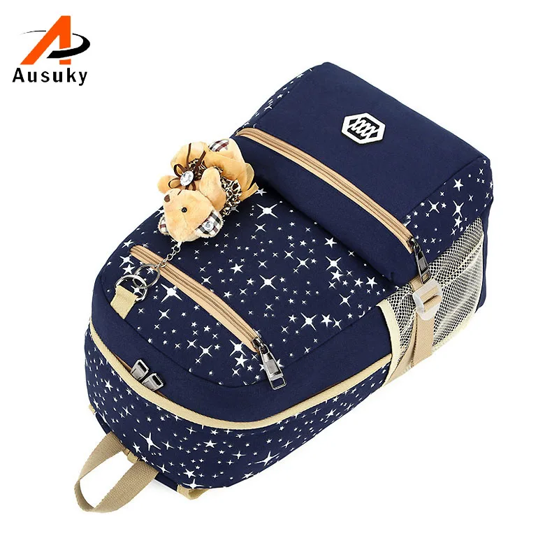 Новый женский рюкзак школьные сумки для девочек-подростков набор рюкзаков милый