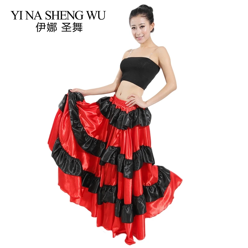 1 шт. женские костюмы для танца живота испанский бой быков танцевальная юбка