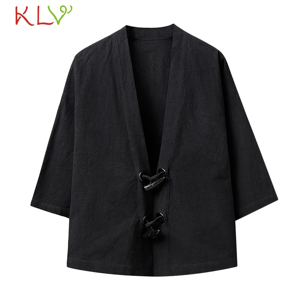 Мужская куртка зимняя 5XL льняное и хлопковое пальто на пуговицах 2018 Новое