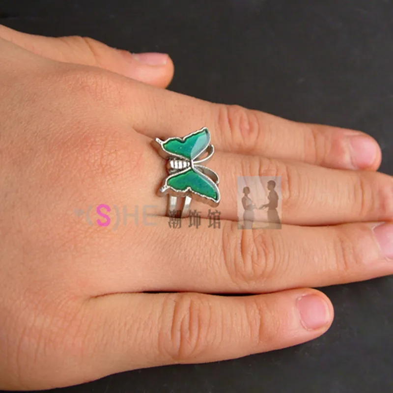 Кольцо настроения меняющее цвет при температуре женское кольцо регулируемый