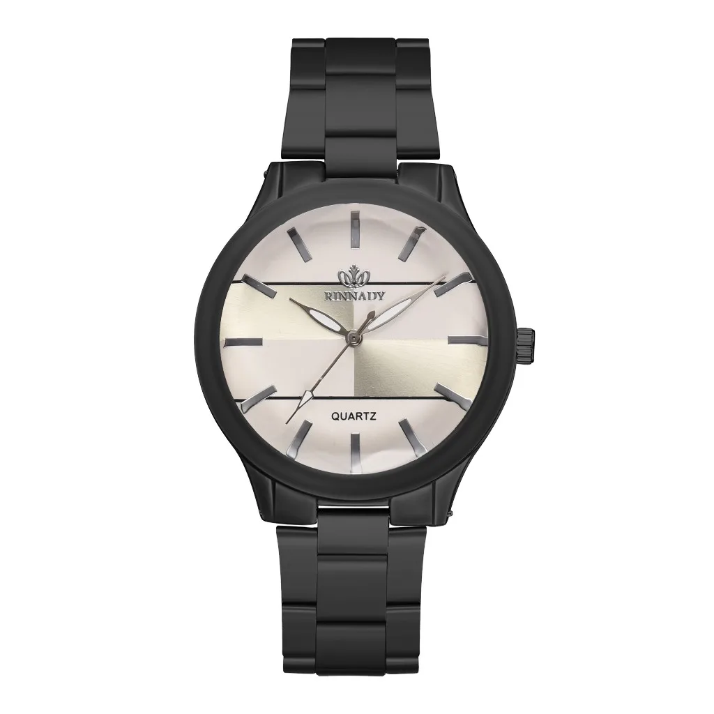 Роскошные модные повседневные женские часы простые без цифрового белого