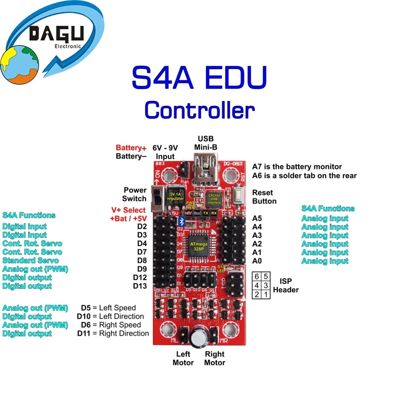 Автомобильная платформа Arduino с дистанционным управлением PS2|Программируемые