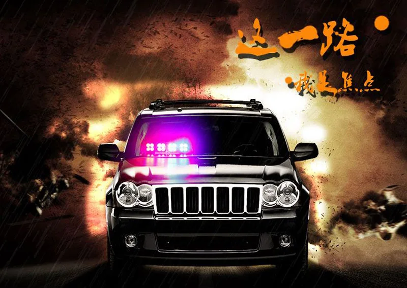 Светодиодный автомобисветильник аварийный стробоскоп лампа для дневных ходовых