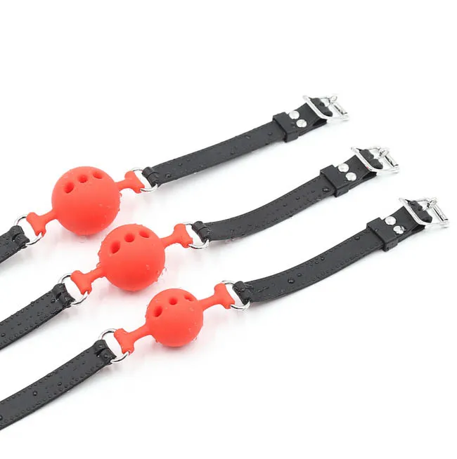 С отверстиями для воздуха Рот зажигания кляп Связывание ошейник раба взрослые