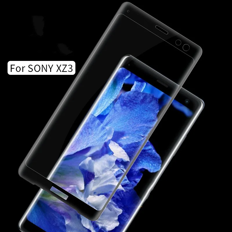 OriWood 3D Full Coverage Curved Edge Tempered Glass Screen Protector For Sony Xperia XZ3 Protective Film | Мобильные телефоны и