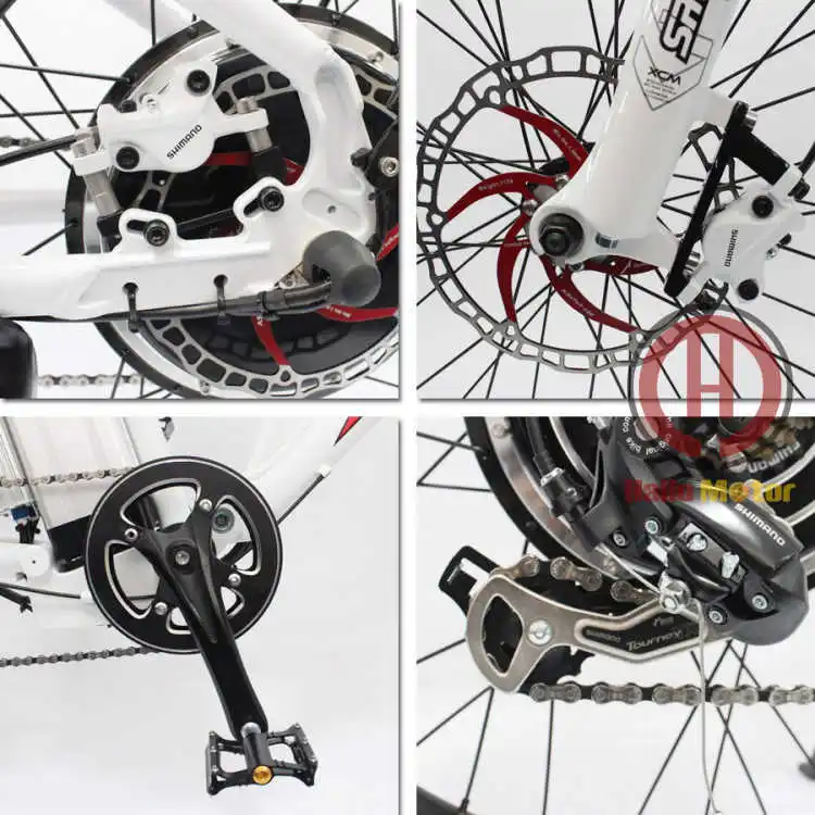 Бесплатная доставка белая рама 48 V 1500 W Super X8 Ebike с 24AH Япония PANA. Литий ионный