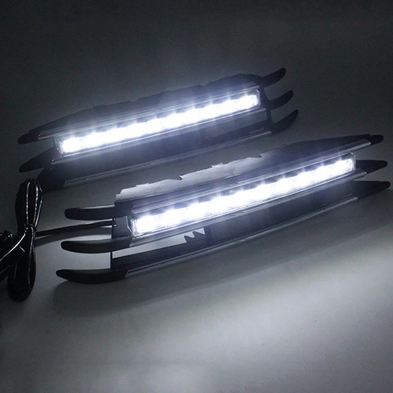 Дневные Водонепроницаемые светодиодные ходовые огни SUNKIA 2 шт./компл. DRL Для VW