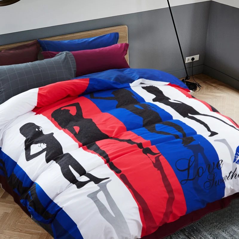 Модные ботинки в европейском стиле Романтика набор постельного белья 4 ед. 100%