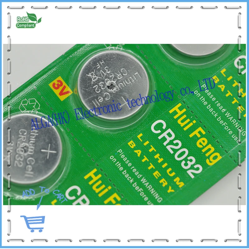 

3V CR2032 lithium coin cell battery 2032 computer motherboard electronic scales calculator free Shipping