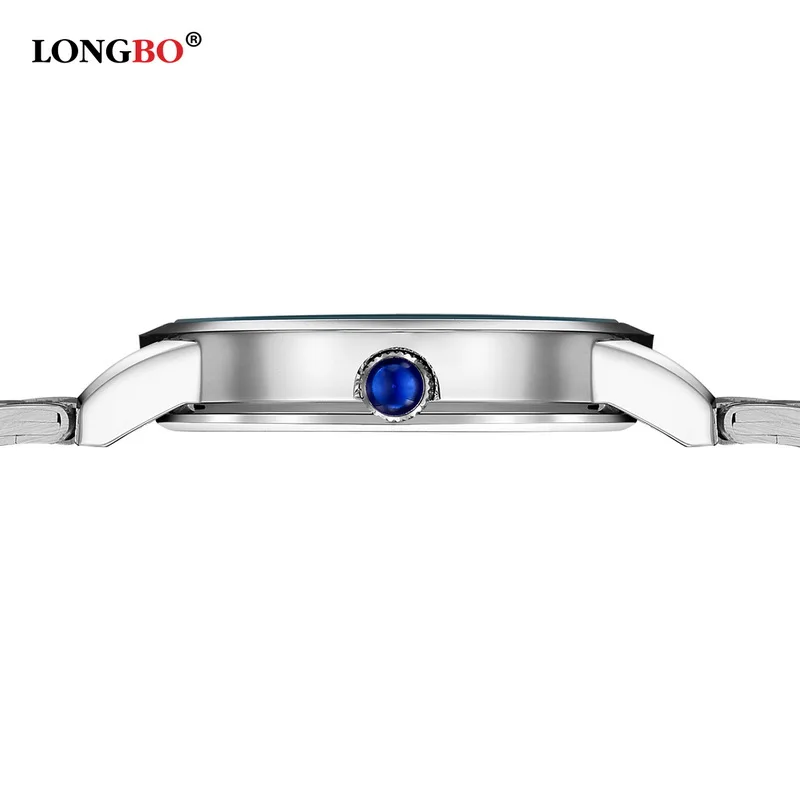 

Fashion Longbo Brief Dial Lovers Couple Business Dress Watch Men Women Stainless Steel Quartzwaterproof Wristwatch Montre Homme
