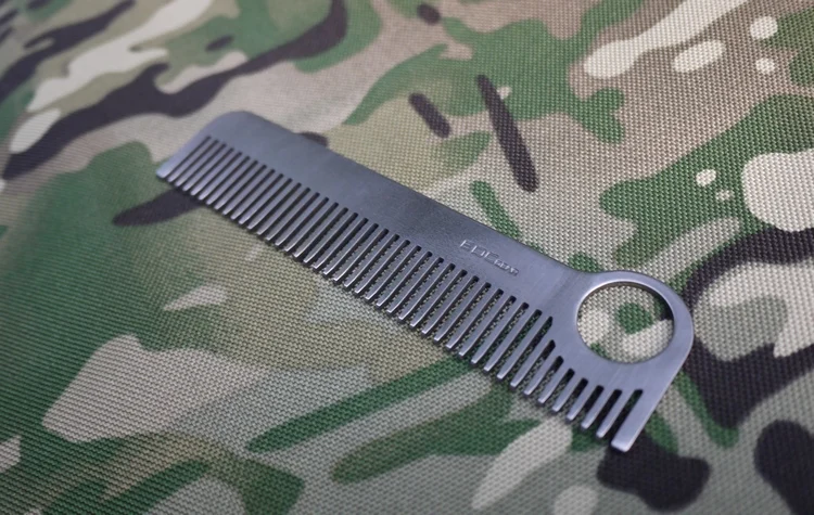 EDCGEAR Титан или Рогатка из нержавеющей стали с прицелом инструмент для ухода за бородой на открытом воздухе Мультитул для кемпинга карманный инструмент