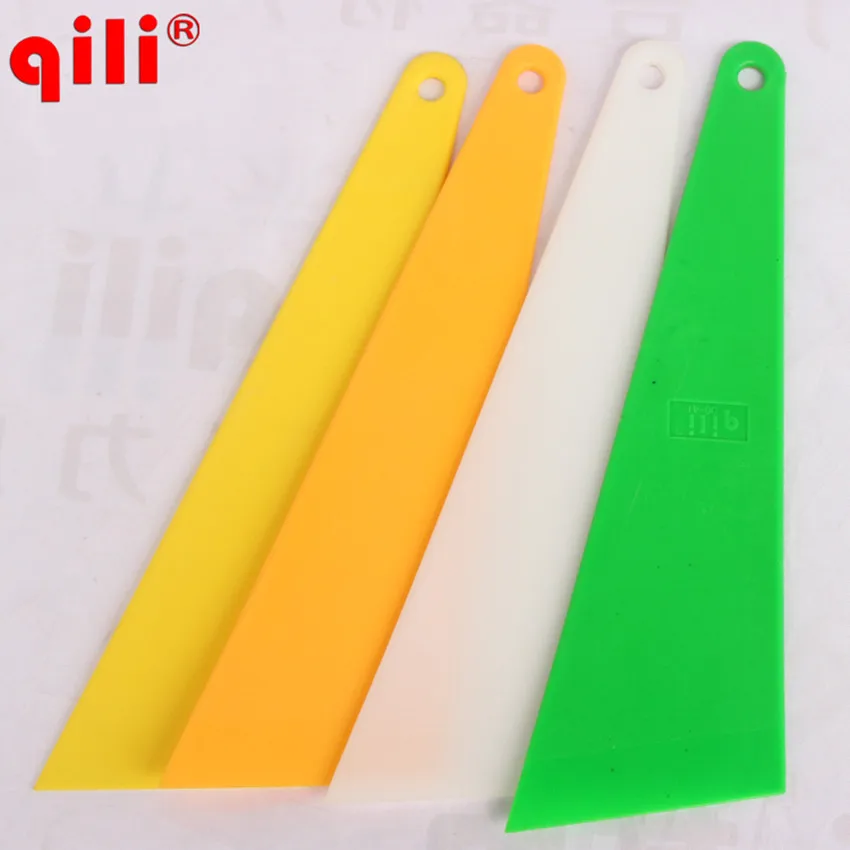 

DHL 50pcs Squeegee Scraper Qili QG-31 Wrapping Tools Car Decoration Special plastic Scraper Wrapping Application De-icing Tool