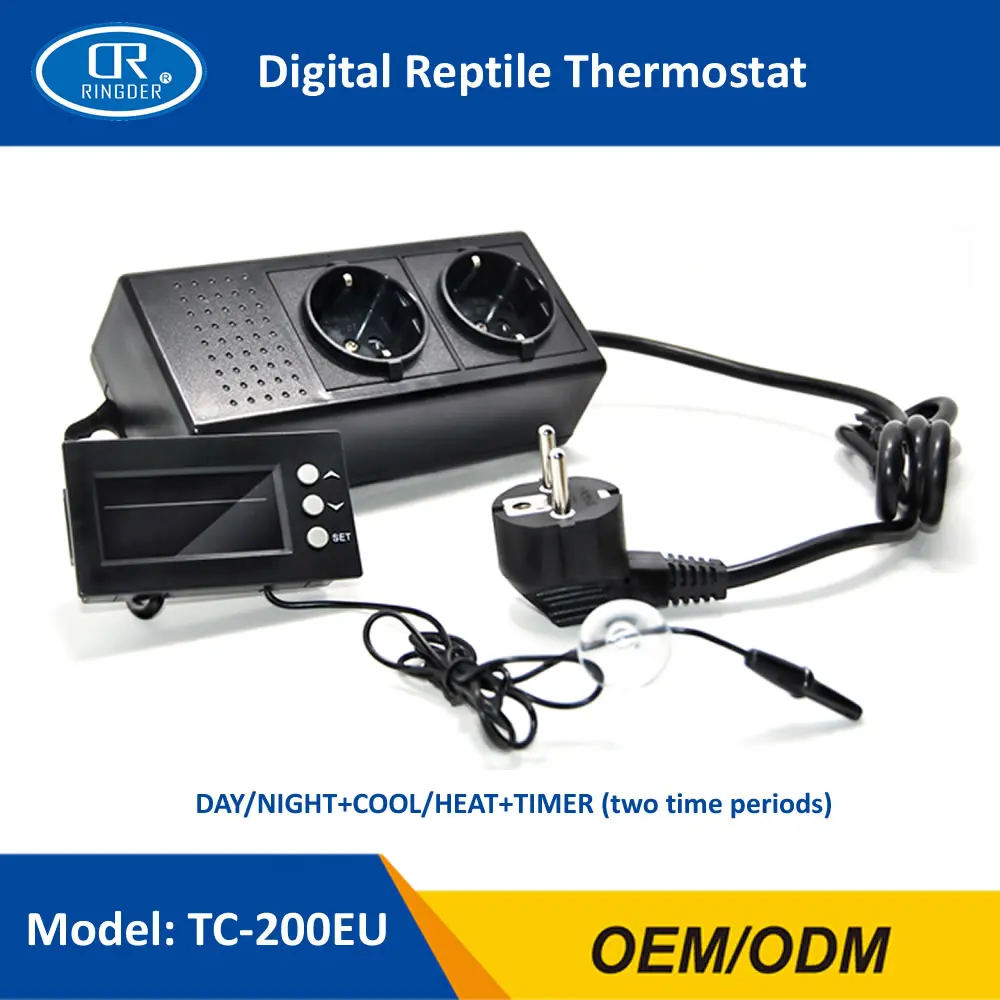 RINGDER TC 200 0 50C аквариумные животные водные организмы дневной/Ночной контроль