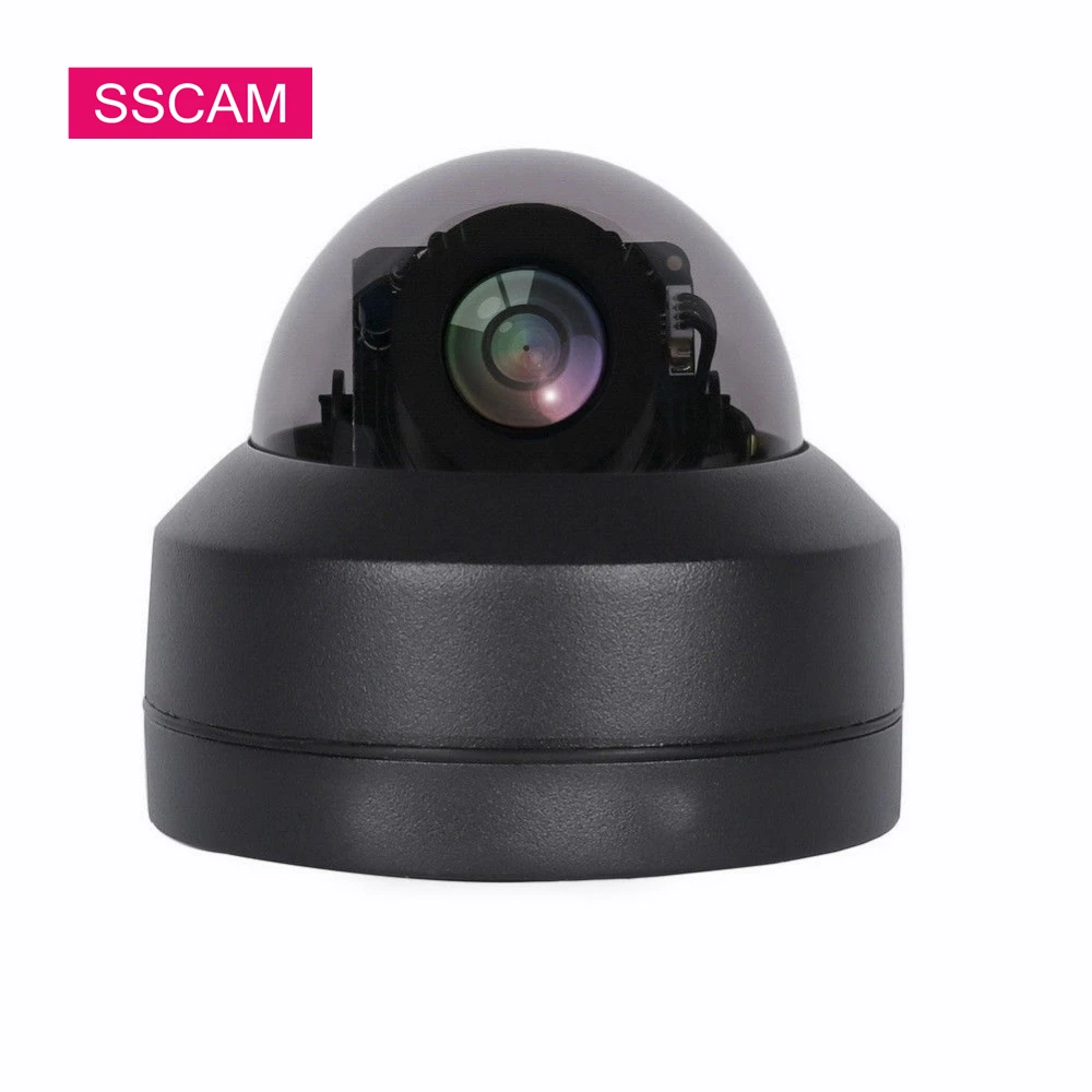 Камера видеонаблюдения 1080P AHD PTZ Starlight Mini Pan Tilt 4xzoom моторизованная черная ИК |